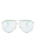 Isabel Marant Eyewear lunettes de soleil Enzo à monture pilote - Vert