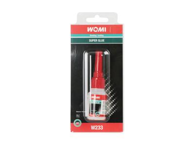 Womi secondelijm transparant 20ml