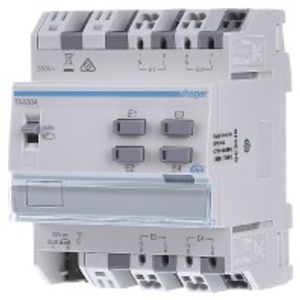 TXA304  - EIB, KNX binary input 4-fold, 230V AC, TXA304