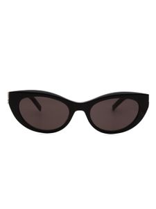 Saint Laurent Eyewear lunettes de soleil à monture papillon - Noir