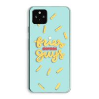 Always fries: Google Pixel 5a 5G Transparant Hoesje