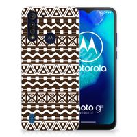 Motorola Moto G8 Power Lite TPU bumper Aztec Brown - thumbnail