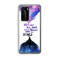 Stars quote: Huawei P40 Pro Transparant Hoesje