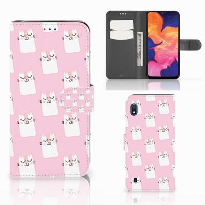 Samsung Galaxy A10 | Telefoonhoesje | Met pasjeshouder | Sleeping Cats