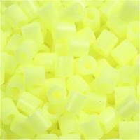 NABBI Strijkkralen, afm 5x5 mm, gatgrootte 2,5 mm, medium, pastel geel (32244), 6000 stuk/ 1 doos