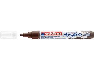 Edding 5300 acrylic marker fine permanente marker Bruin 1 stuk(s)