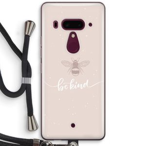 Be(e) kind: HTC U12+ Transparant Hoesje met koord