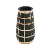 De Cutie Vaas - Zwart Naturel Large