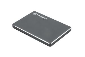 Transcend StoreJet® 25C3N 1 TB Externe harde schijf (2,5 inch) USB 3.2 Gen 1 (USB 3.0) Grijs metallic TS1TSJ25C3N