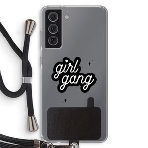 Girl Gang: Samsung Galaxy S21 FE Transparant Hoesje met koord