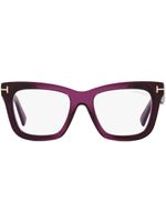 TOM FORD Eyewear lunettes de vue Blue Block à monture carrée - Violet - thumbnail