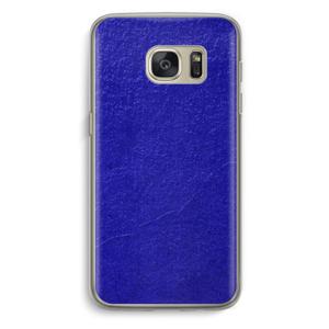 Majorelle Blue: Samsung Galaxy S7 Transparant Hoesje