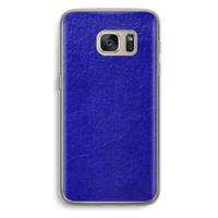 Majorelle Blue: Samsung Galaxy S7 Transparant Hoesje - thumbnail