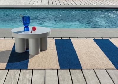 Brink en Campman - Vloerkleed Deck Electric Blue 496708 - 200x280 cm