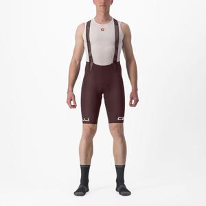 Castelli Free Aero RC classic bibshort rood/wit heren L