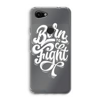 Born to Fight: Google Pixel 3a Transparant Hoesje