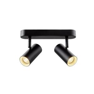 SLV OpbouwspotNoblo zwart 2-lichts 2700K - 1008719