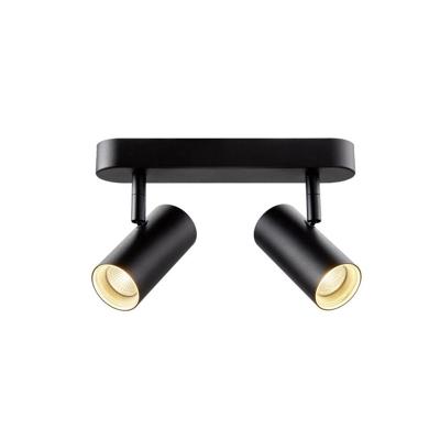 SLV OpbouwspotNoblo zwart 2-lichts 2700K - 1008719