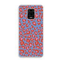 Leopard blue: Xiaomi Redmi Note 10 Lite Transparant Hoesje