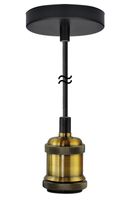 Nostalgic lamp messing fitting Hanglamp E27 Segula 50470