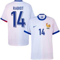 Frankrijk Dri Fit ADV Match Shirt Uit 2024-2025 + Rabiot 14