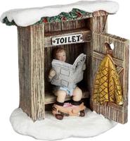 Wooden outdoor toilet l7xb6xh7,5cm - Luville