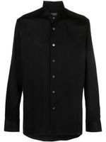 Corneliani chemise en coton - Noir