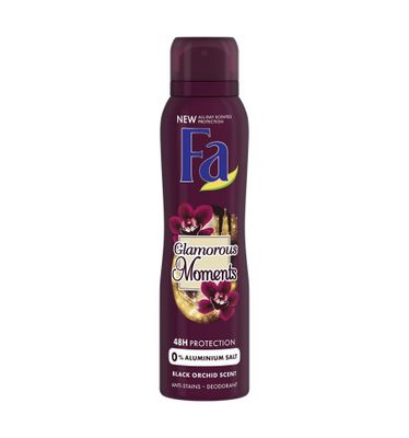 Deodorant spray glamorous moments