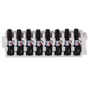 Bosch Accessories 2608522381 2608522381 Schroefbitset Impact Control, 8-delig, met T25, 25 mm 25 mm