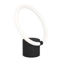 EGLO Caranacoa Tafellamp - LED - 26 cm - Zwart/Wit - thumbnail
