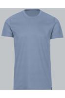 TRIGEMA Slim Fit T-Shirt ronde hals blauw, Effen - thumbnail