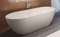 Riho Solid Surface vrijstaand bad met 2 ligzijdes 170x80cm mat wit solid surface