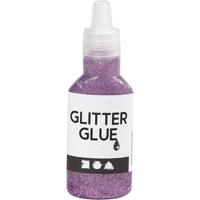 Creativ Company Glitterlijm, paars, 25 ml/ 1 fles