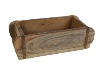 Kist Brick mould recycle naturel hout 32x15x10cm Kist Brick mould recycle naturel hout 32x15x10cm