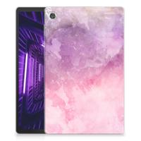 Tablethoes Lenovo Tab M10 Plus Pink Purple Paint