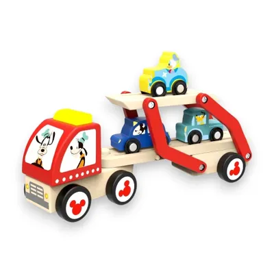 Disney Mickey Mouse Houten Vrachtwagen TY034 - Speelgoed met Blokken (24m+)