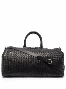 Officine Creative sac cabas Armor 01 en cuir tressé - Noir