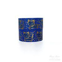 Meow Amor Creative Blue Cat Constellation Gold Foil Washi Tape