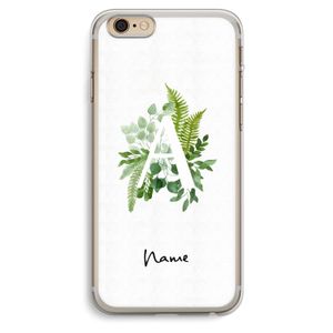 Green Brush: iPhone 6 Plus / 6S Plus Transparant Hoesje