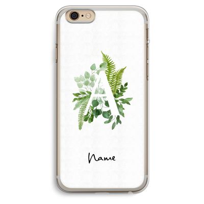 Green Brush: iPhone 6 Plus / 6S Plus Transparant Hoesje