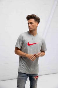Nike Sportswear Club T-Shirt Heren Grijs - Maat S - Kleur: Grijs | Soccerfanshop