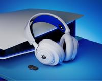 Steelseries ARCTIS NOVA 7P WHITE Headset Draadloos Hoofdband Gamen Bluetooth Blauw, Wit - thumbnail