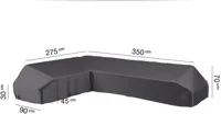 AeroCover hoeksethoes platform 275x350x90xh30/45/70cm