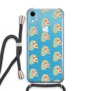 King Kylie: iPhone XR Transparant Hoesje met koord