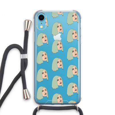King Kylie: iPhone XR Transparant Hoesje met koord