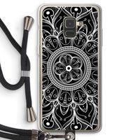 Roses Are Red: Samsung Galaxy A8 (2018) Transparant Hoesje met koord