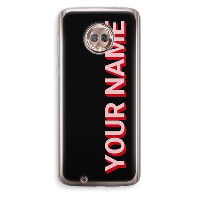 Namecase: Motorola Moto G6 Transparant Hoesje