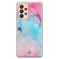 Samsung Galaxy A53 siliconen hoesje - Marble colorbomb