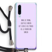 Sprong: Huawei P30 Transparant Hoesje met koord