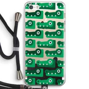 Crocs: iPhone 5 / 5S / SE Transparant Hoesje met koord